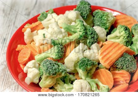Quick-frozen vegetables retain all the vitamins, minerals - all nutrients
