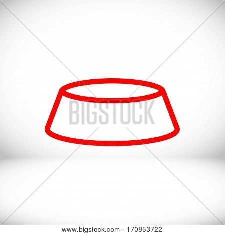bowl icon stock vector illustration flat design