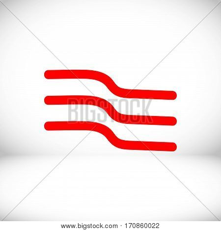 wind icon stock vector illustration flat design
