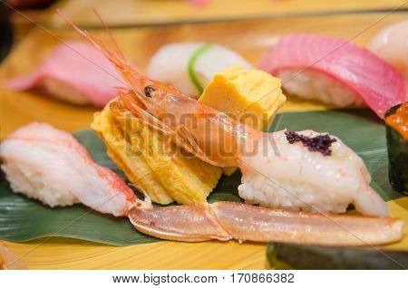 Very Delicious Japanese Sushi Set