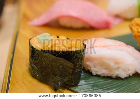 Very Delicious Japanese Sushi Set