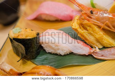 Very Delicious Japanese Sushi Set