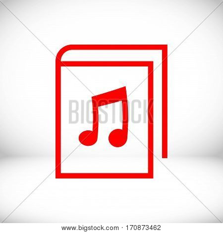 audiobook icon stock vector illustration flat design