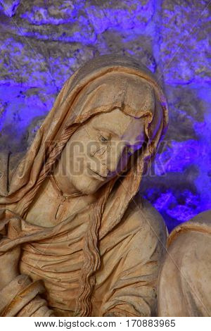 Reims France - july 26 2016 : entombent in the Saint Remi basilic