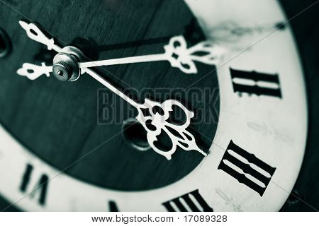 Antik aussehende Uhr Zifferblatt