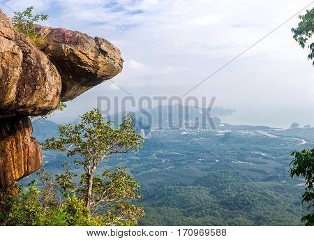 Nature Trail At Krabi Province, Thailand. Panorama