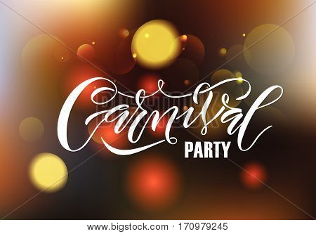 Hand Drawn 'carnival' As Carnival Fair Logotype, Badge/icon