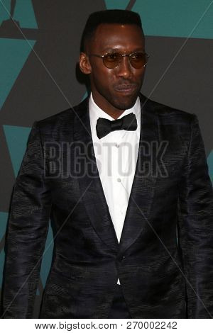 LOS ANGELES - NOV 18:  Mahershala Ali at the 10th Annual Governors Awards at the Ray Dolby Ballroom on November 18, 2018 in Los Angeles, CA