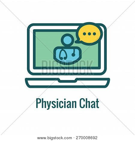 Telemedicine Abstract Idea - Icons Illustrating Remote Health And Software