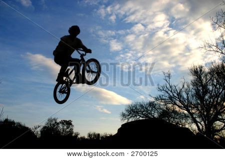 Sylwetka BMX Biker