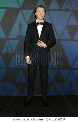 LOS ANGELES - NOV 18:  Paul Dano at the 10th Annual Governors Awards at the Ray Dolby Ballroom on November 18, 2018 in Los Angeles, CA