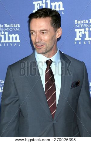 LOS ANGELES - NOV 19:  Hugh Jackman at the SBIFF Kirk Douglas Award Honoring Hugh Jackman at the RItz Carlton Bacara on November 19, 2018 in Santa Barbara, CA