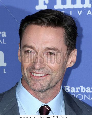LOS ANGELES - NOV 19:  Hugh Jackman at the SBIFF Kirk Douglas Award Honoring Hugh Jackman at the RItz Carlton Bacara on November 19, 2018 in Santa Barbara, CA
