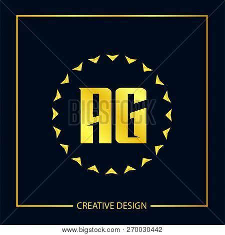 Initial Letter Ag Logo Template Vector Design