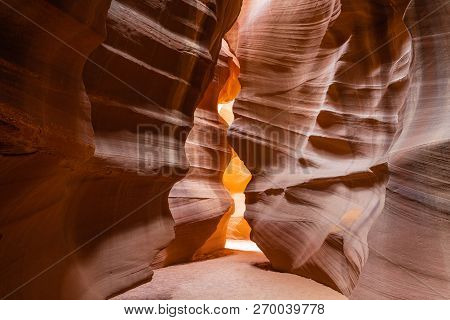 Amazing View And Closeup Of Antelope Canyon, Page, Arizona, Usa