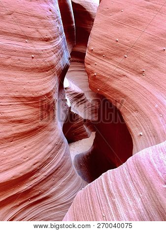 Amazing View And Closeup Of Antelope Canyon, Page, Arizona, Usa