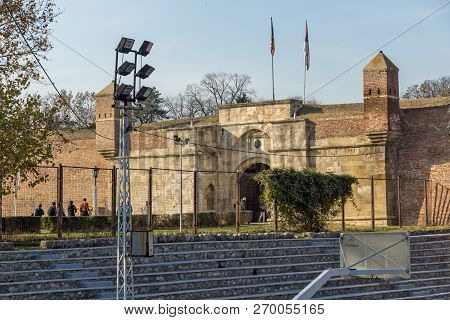 Belgrade, Serbia - November 10, 2018: Belgrade Fortress And Kalemegdan Park In The Center Of City Of