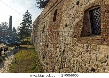 Belgrade, Serbia - November 10, 2018: Belgrade Fortress And Kalemegdan Park In The Center Of City Of