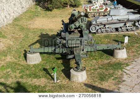 Belgrade, Serbia - November 10, 2018: Military Museum At Belgrade Fortress And Kalemegdan Park In Th