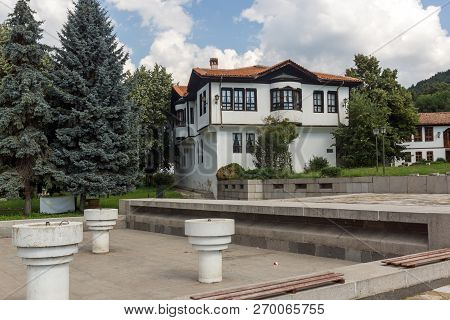 Kalofer, Bulgaria - August 5, 2018: Old Traditional Bulgarian School In Historic Town Of Kalofer, Pl
