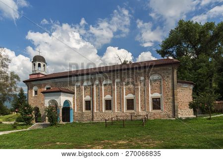 Kalofer, Bulgaria - August 5, 2018: Church Of Assumption Of The Holy Mother In Historic Town Of Kalo