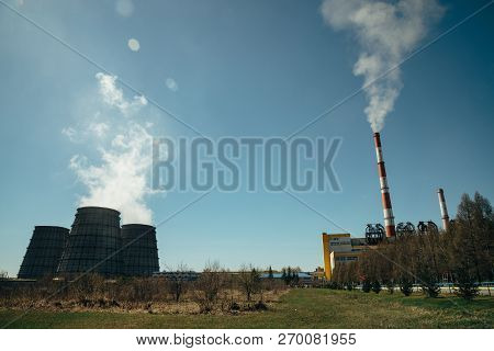 Thermal Power Plant Number 3 In Barnaul City, 3 May 2018.