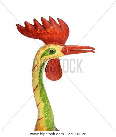 Chanticleer kogut kogut drewniana figura