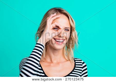Close-up Portrait Of Nice Lovely Charming Adorable Magnificent Attractive Cheerful Positive Optimist