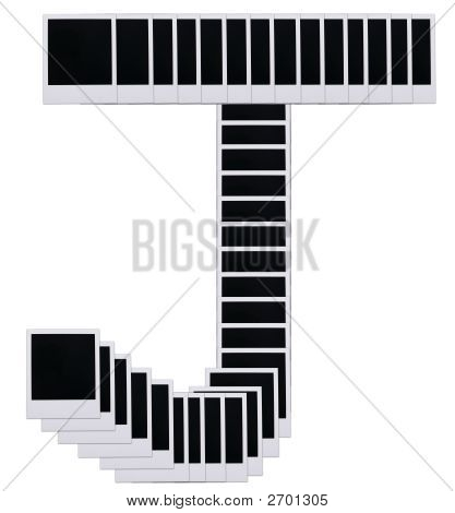 Film Blanks Buchstabe J