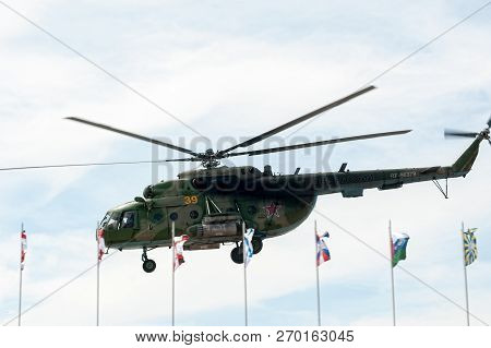 Tyumen, Russia - June 23, 2017: Army Games. Engineering Formula Contest. Highest Military And Engine