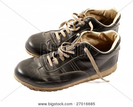 Chaussures utilisées brun