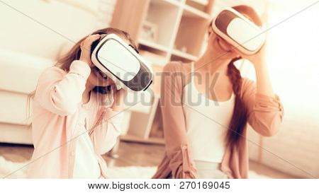 Mother Fun With Daughter. Kids Interesing Games. Learning At Home. Child Development. Mom And Daught