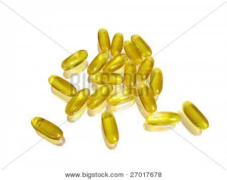   Vitamin tabletleri sarı
