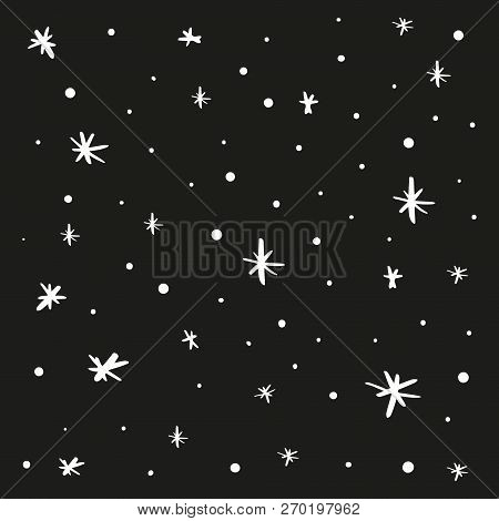 Black And White Pattern, Background With Dots