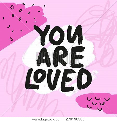 Hand Drawn Cute Lettering Postcard And Poster