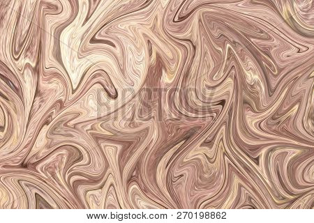 Liquify Abstract Pattern With Lightpink And Seashell Graphics Color Art Form. Digital Background Wit