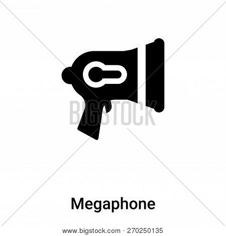 Megaphone Icon Vector Isolated On White Background, Logo Concept