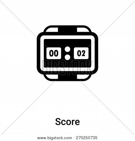 Score Icon Vector Isolated On White Background, Logo Concept Of