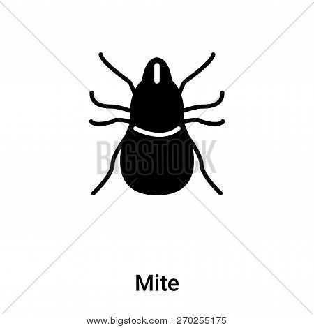 Mite Icon Vector Isolated On White Background, Logo Concept Of M