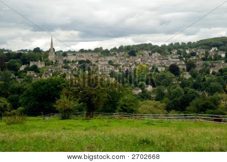 Painswick Köyü, Glocestershire, kadar Untied Devletleri görünümü