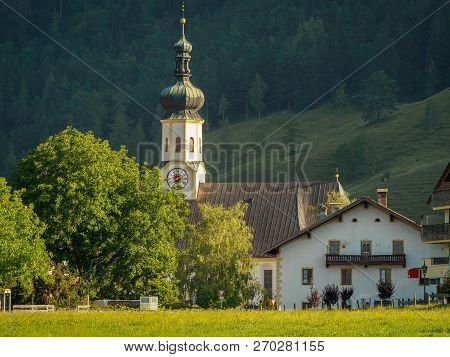 Church Of Erl In Tirol In Summer