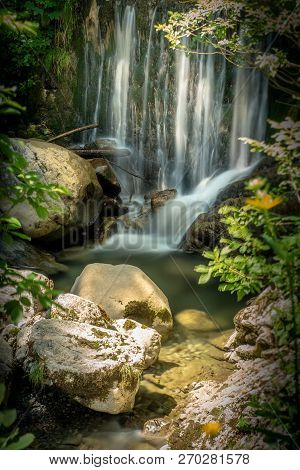 Walchsee Tyrol Lochner Waterfall Long Exposure