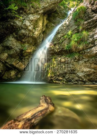 Walchsee Tyrol Lochner Waterfall Long Exposure