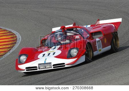 Mugello, It, November 2007, Unknown Run With 1970 Historic Prototype Ferrari 512s Into The Mugello C