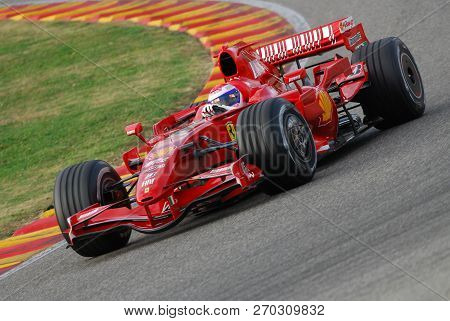 Mugello, It, November, 2007: Official Drivers Felipe Massa, Kimi Raikkonen, Luca Badoer And Marc Gen