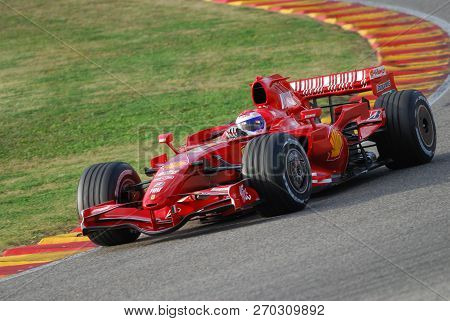 Mugello, It, November, 2007: Official Drivers Felipe Massa, Kimi Raikkonen, Luca Badoer And Marc Gen