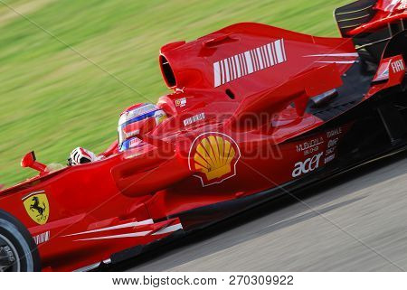 Mugello, It, November, 2007: Official Drivers Felipe Massa, Kimi Raikkonen, Luca Badoer And Marc Gen