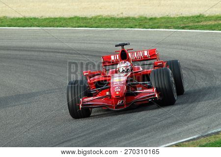 Mugello, It, November, 2007: Official Drivers Felipe Massa, Kimi Raikkonen, Luca Badoer And Marc Gen