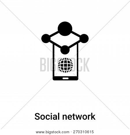 Social Network Icon Vector Isolated On White Background, Logo Co