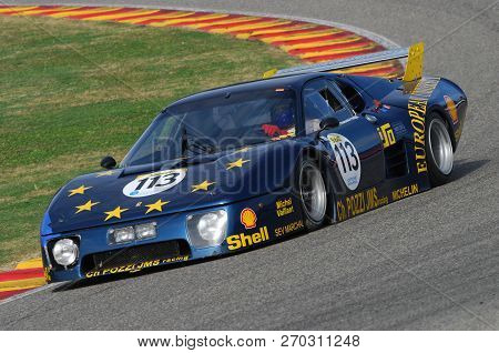 Mugello, It, November, 2007: Unknown Run With Old Ferrari Bb 512 At Mugello Circuit In Italy During 